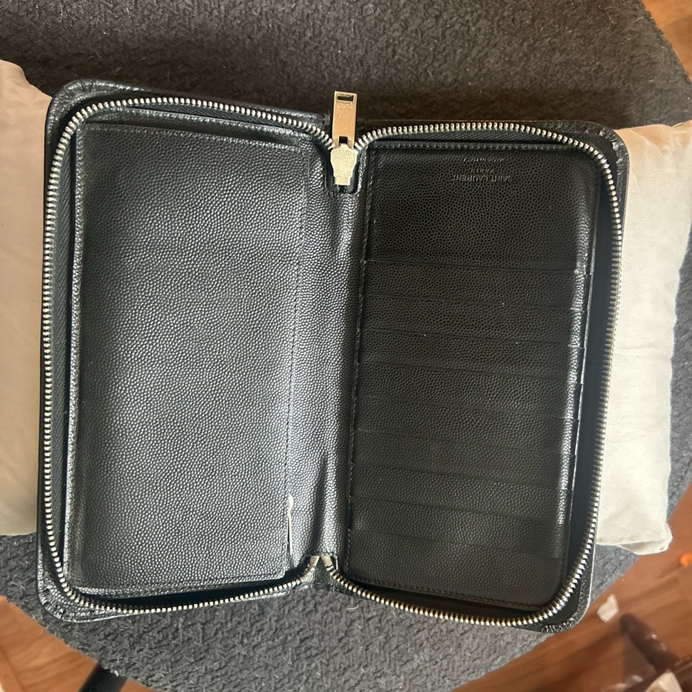 Saint Laurent Zip-Around Organizer Wallet Like New - Picture 11 of 12